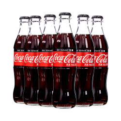 cocacola可口可乐零度经典玻璃瓶275ml6瓶