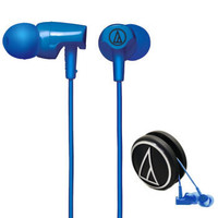 铁三角 ATH-CLR100 入耳式有线耳机 蓝色