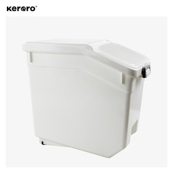 Keroro 可噜噜 K-9 宠物储粮桶 白色大号 20-23斤装 粮杯+干燥剂