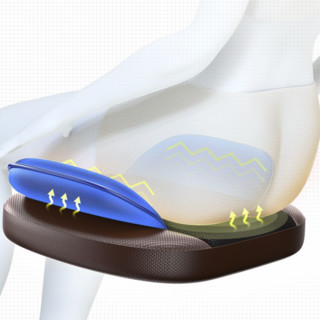 AUX 奥克斯 K18 按摩坐垫 黑色