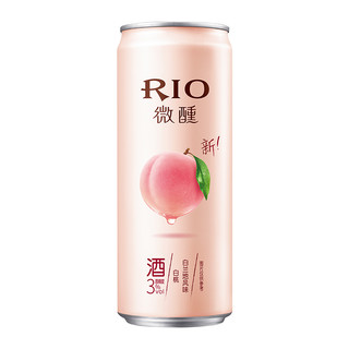 RIO 锐澳 微醺 鸡尾酒 白桃白兰地风味 330ml*8罐