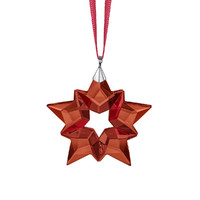 施华洛世奇 官方授权红星星 立体切割 层次感新年气息 挂饰