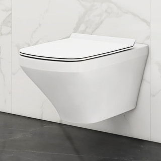 DURAVIT 杜拉维特 253709+001486 挂壁式马桶+矮版水箱 200mm坑距 白色面板款