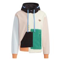 adidas ORIGINALS 木偶系列 HOODY 中性运动卫衣 HC0339 浅粉/米白/白/绿 M