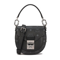 MCM Patricia Visetos系列 女士迷你肩背包 MWSAAPA02BK001