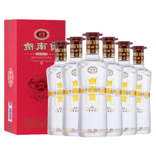 剑南春 剑南贡 52%vol 浓香型白酒 500ml*6瓶 整箱装