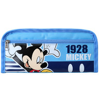 88VIP：Disney 迪士尼 米奇系列 DM5617 双层大容量文具袋 蓝色 单个装