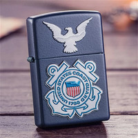 ZIPPO 之宝 打火机原装 蓝哑漆美国海岸防卫队 28681男士