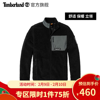 Timberland 官方男装外套新款休闲保暖抓绒衫|A2AXT A2AXTCU1/黑色 XL