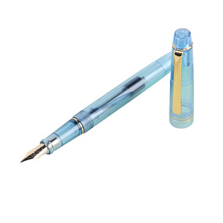 YONGSHENG 永生 钢笔 3001 透明蓝 F尖 单支装