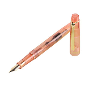 YONGSHENG 永生 钢笔 3001 透明红 EF尖 单支装
