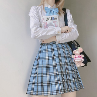 樱花家族小蓝jk制服女士格裙蓝色xs 报价价格评测怎么样 什么值得买