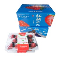 欣娃 红颜大奶油草莓 2盒大果（单盒15枚）