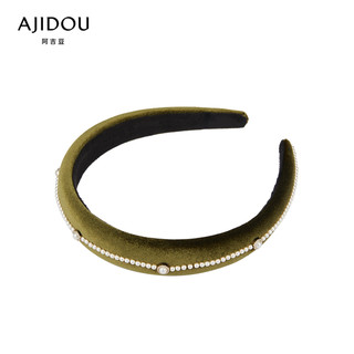 AJIDOU 阿吉豆 复古珍珠发箍 AF21B0251G0（需用券）
