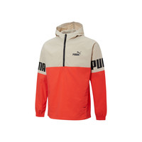 PUMA 彪马 WINDBREAKER 男子运动夹克 670926-64 米白色/橘色 S