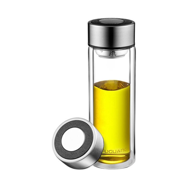 富光 格致系列 wfb1058-400 双层玻璃杯 400ml 本色