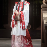 醉雨朵 芳华有期正品原创明制汉服女中国风云肩全套夏季薄款仙气