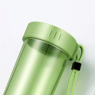 富光 WFS1013-380 塑料杯 380ml 苹果绿