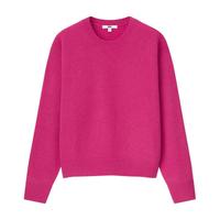 UNIQLO 优衣库 女士圆领羊毛衫 439166 粉红色 XS