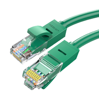 UGREEN 绿联 六类CAT6 千兆圆网线 绿色 2m