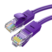 UGREEN 绿联 NW102 六类CAT6 千兆网线 2m 紫色