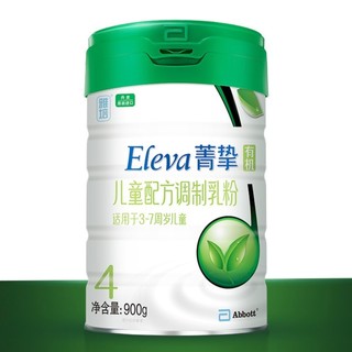 Eleva 菁挚 有机系列 儿童奶粉 国行版 4段 900g*4罐 成长加法宠爱礼盒装