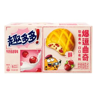 趣多多爆逗曲奇牛奶蔓越莓味96g