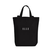 ELLE 她 女士帆布手提包 ELFBB-002 黑色 中号
