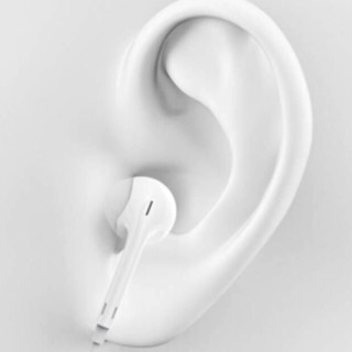 MINISO 名创优品 半入耳式有线耳机 白色 3.5mm