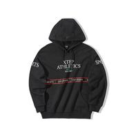 XTEP 特步 女子运动卫衣 981428930403 黑色 L