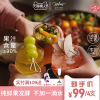 Belong 桃子果酒女士低度甜酒水蜜桃柠檬起泡酒水果微醺女生晚安酒 【爆款推荐】4种口味组合装