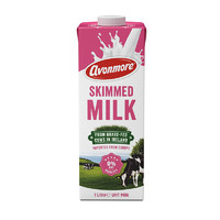 avonmore 脱脂纯牛奶 1L*6盒