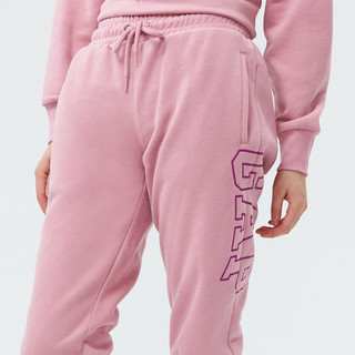 Gap 盖璞 碳素软磨系列 女士休闲束脚长裤 624757 粉色 S