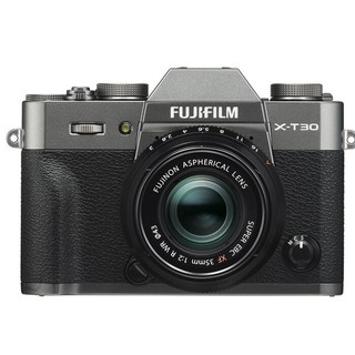 FUJIFILM 富士 X-T30 APS-C画幅 微单相机 雅墨灰 XF 35mm F2 R WR 定焦镜头 单头套机