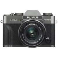 FUJIFILM 富士 X-T30 APS-C画幅 微单相机 雅墨灰 XC 15-45mm F3.5 OIS PZ 变焦镜头 单头套机