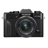 FUJIFILM 富士 X-T30 APS-C画幅 微单相机 黑色 XC 15-45mm F3.5 OIS PZ 变焦镜头 单头套机