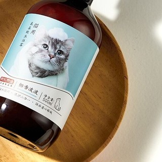 京东京造 猫咪专用 宠物浴液 500ml 椰香波波