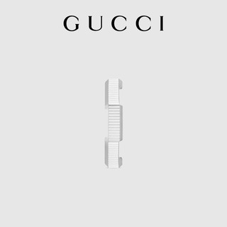 GUCCI古驰Gucci Link to Love系列条纹刻花戒指