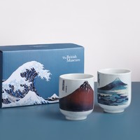 大英博物馆 富岳三十六景系列 富士山茶杯 2件套礼盒