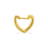 APM Monaco 单只金色心形个性卫925银耳环耳骨夹