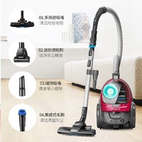 PHILIPS 飞利浦 吸尘器家用室内床上地毯清洁大吸力功率强力除螨两用FC8632