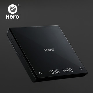 Hero 咖啡家居 阿尔法智能手冲咖啡电子秤烘培吧台厨房计时称重克称0.1g称秤