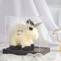 Cat&Rose 永生花独角兽 公主白