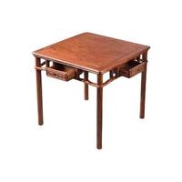 南啵丸 实木方桌+小椅*4 78*78*65cm 带抽款