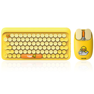LOFREE 洛斐 EH112S 无线机械键盘 青轴+EP115 无线鼠标 键鼠套装 小黄鸭