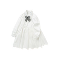 balabala 巴拉巴拉 208321111004-10102 女童连衣裙 本白 150cm
