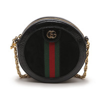 GUCCI 古驰 Ophidia系列 女士圆形迷你肩背包 550618 D6ZYB 1060