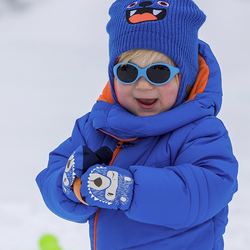 DECATHLON 迪卡侬 LUGIK WEDZE ONESLIDE 儿童滑雪连指手套 8543173