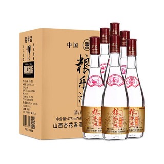 粮乐滋 品鉴酒 V10 53%vol 清香型白酒 475ml*6瓶 整箱装