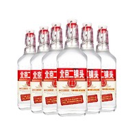 YONGFENG 永丰牌 北京二锅头 出口小方瓶 42%vol 清香型白酒 500ml*6瓶 整箱装